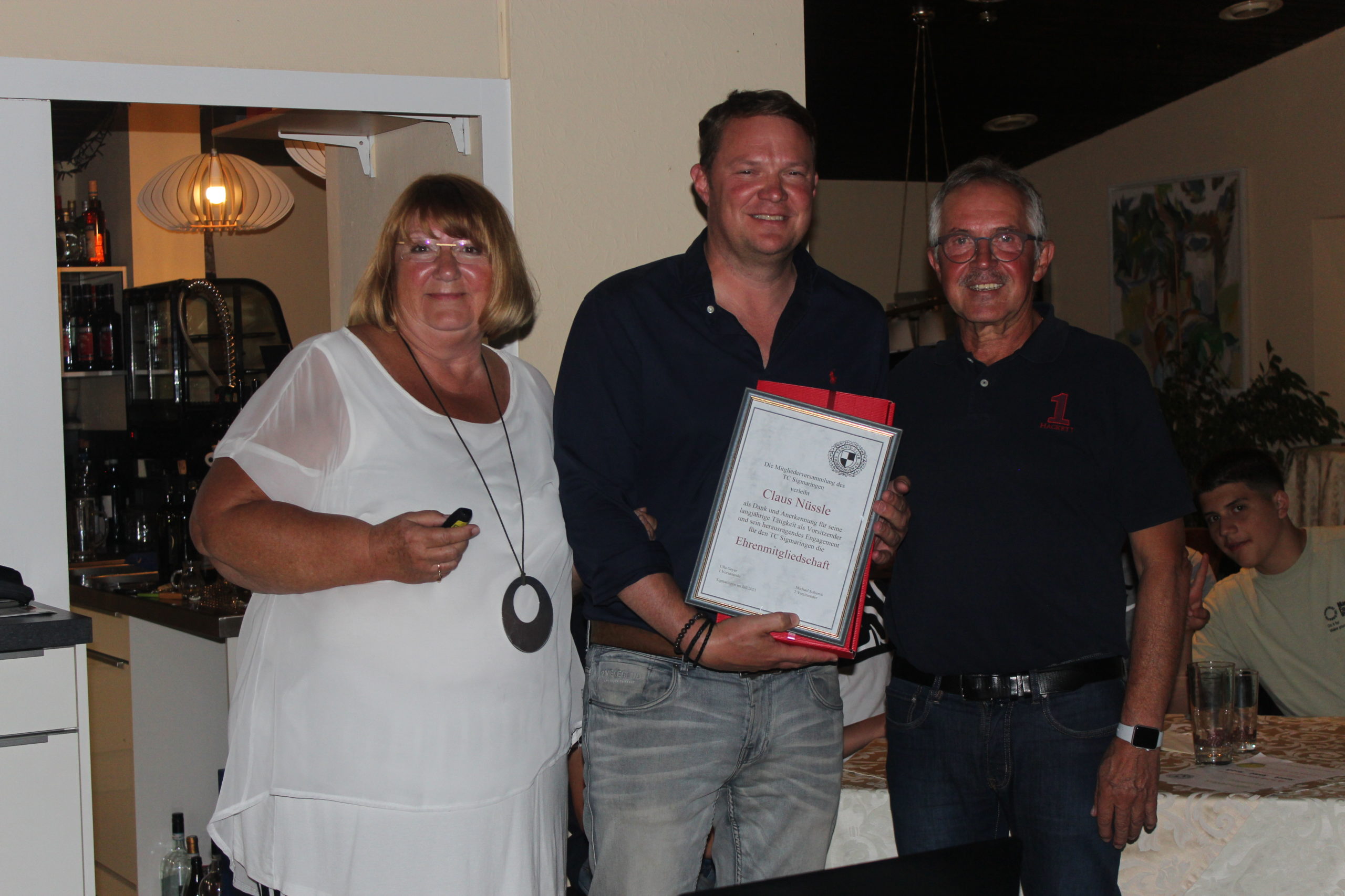 Dieter Arndt Ehrenmitglied Tennisclub Sigmaringen